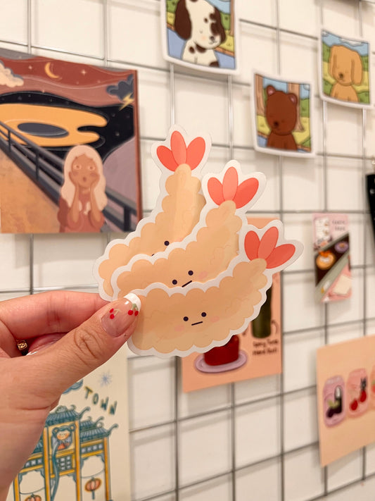 Tempura Shrimp Die-Cut Sticker