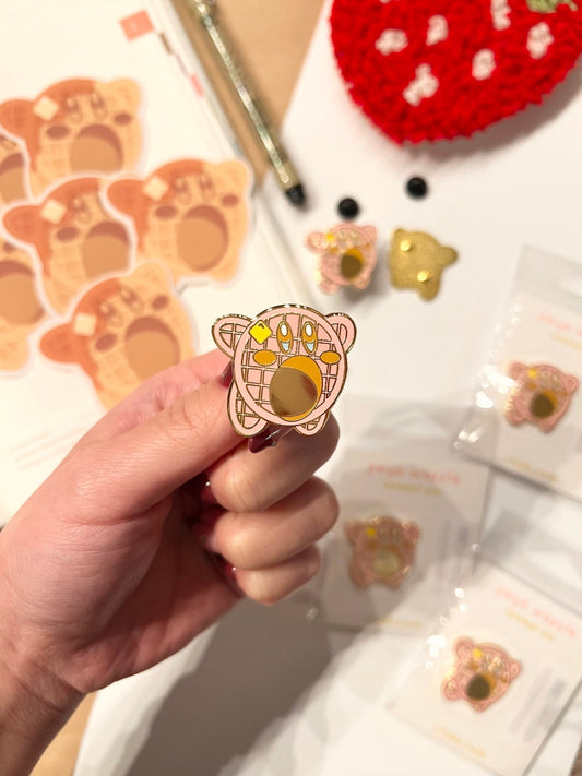 Waffle Pin