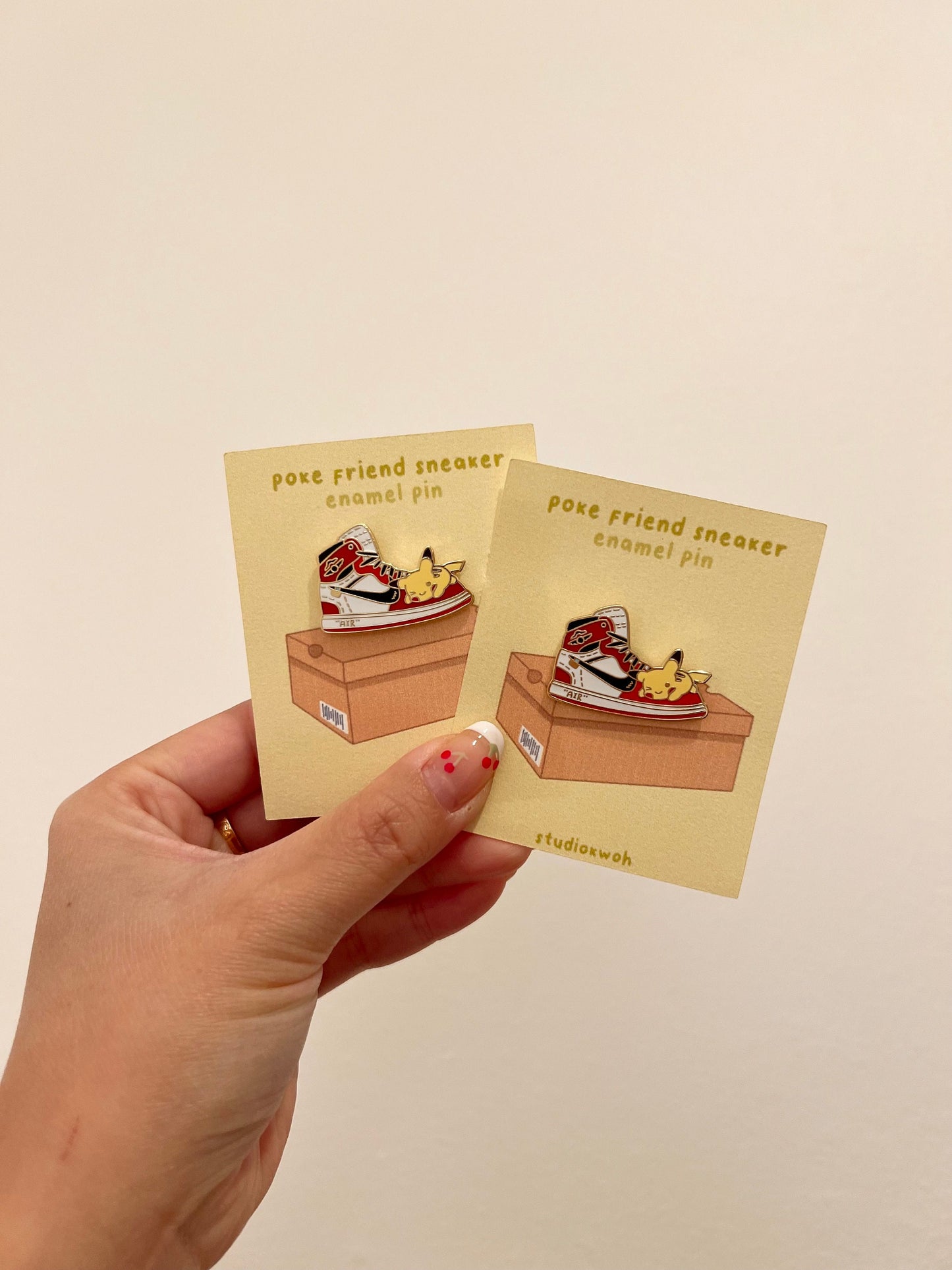 Red Sneaker Enamel Pin