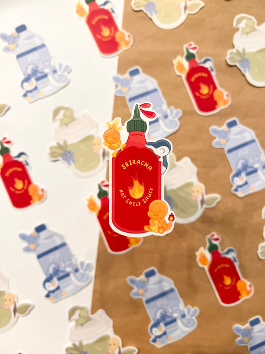 Water Die-Cut Sticker
