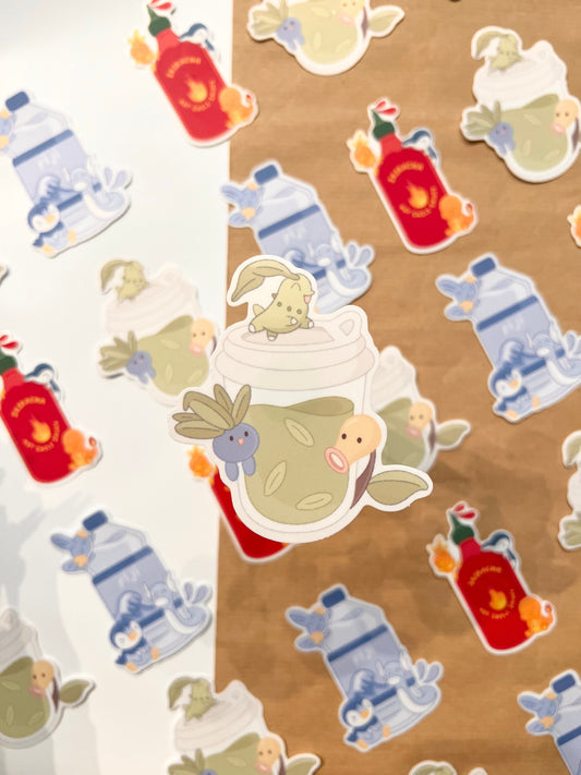 Matcha Die-Cut Sticker