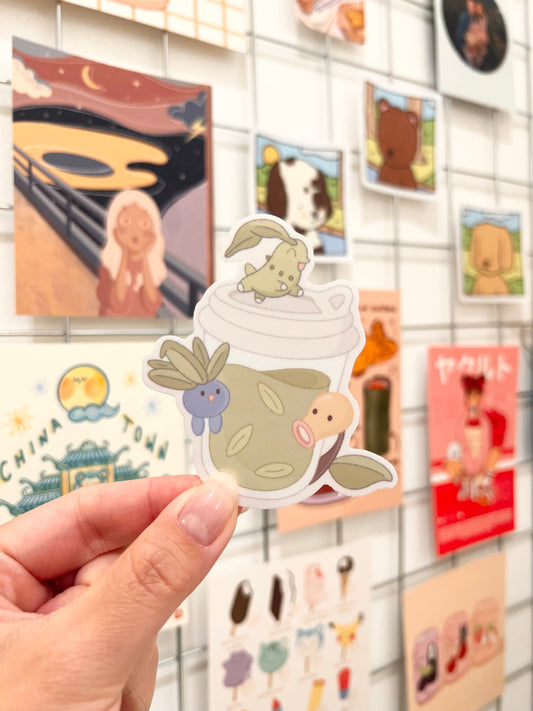 Matcha Die-Cut Sticker