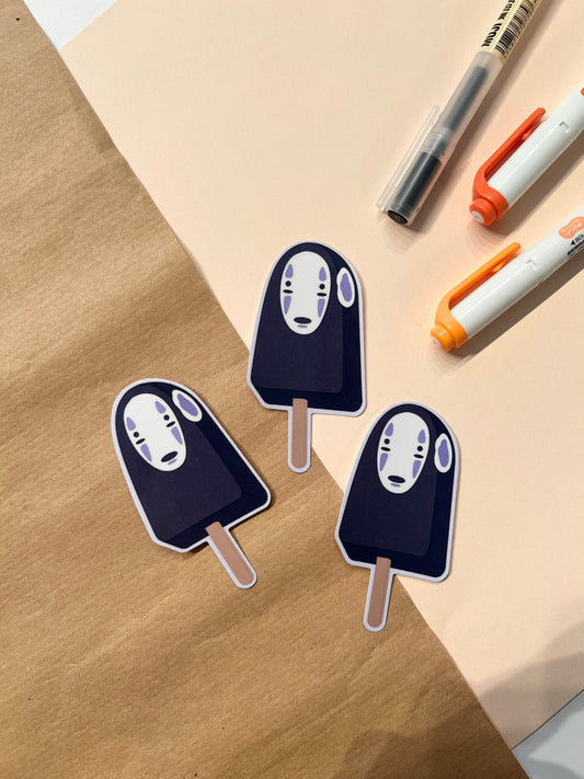 Ghost Popsicle Die-Cut Sticker