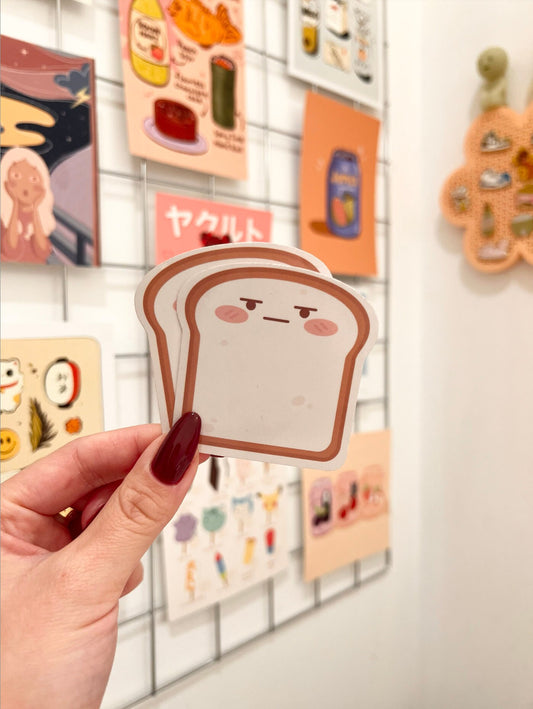 Angry Bread Die-Cut Sticker