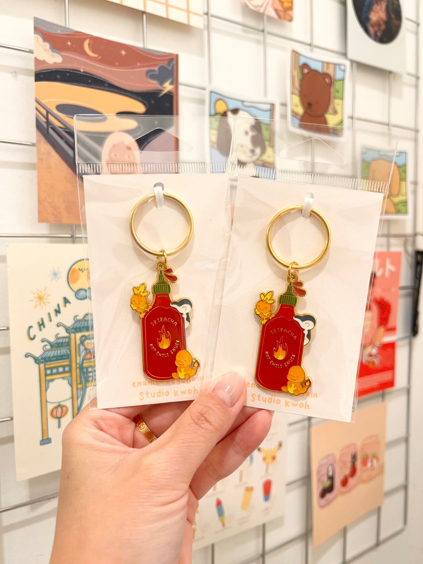 Hot Sauce Keychain