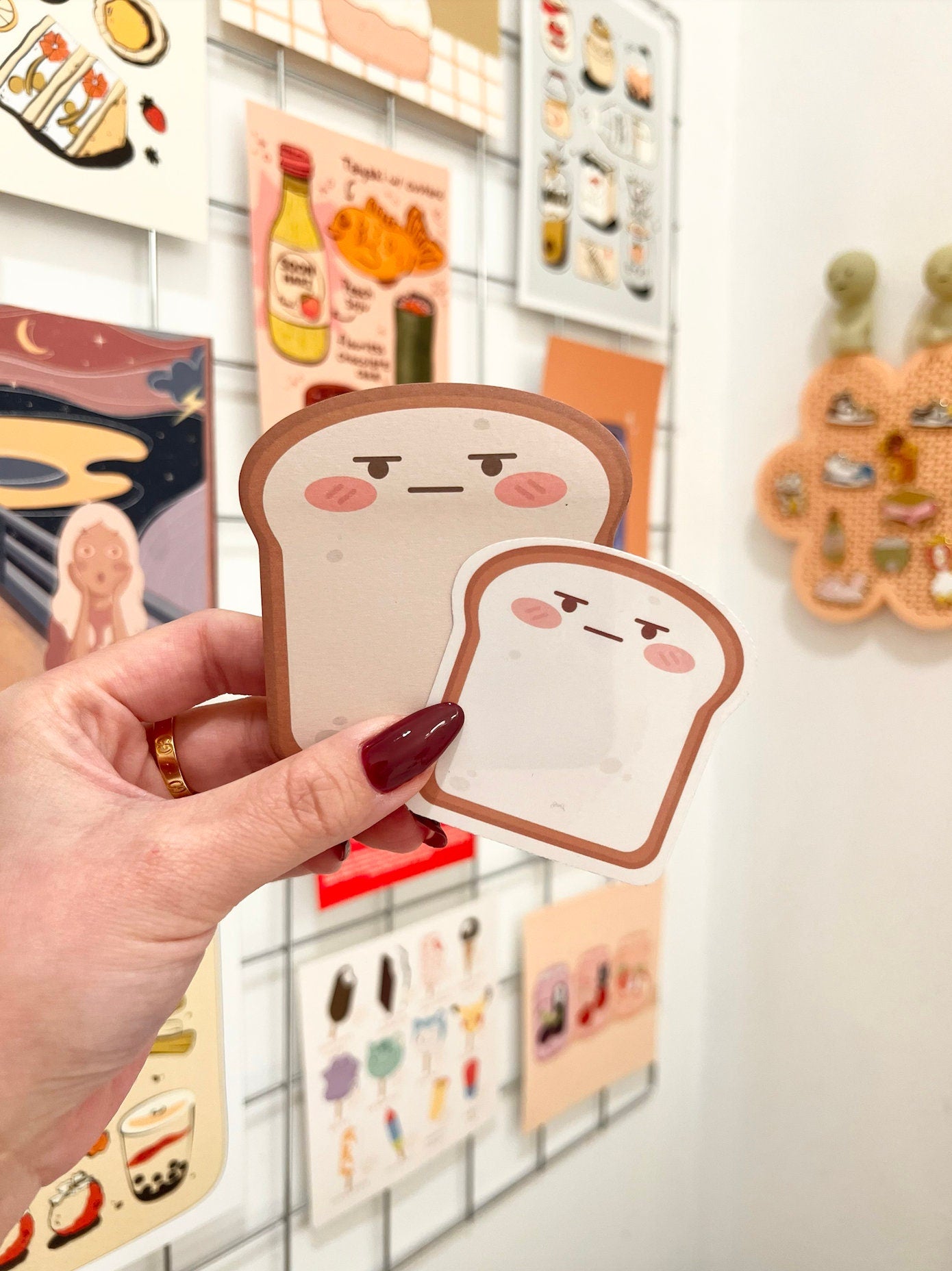 Angry Bread Die-Cut Sticker