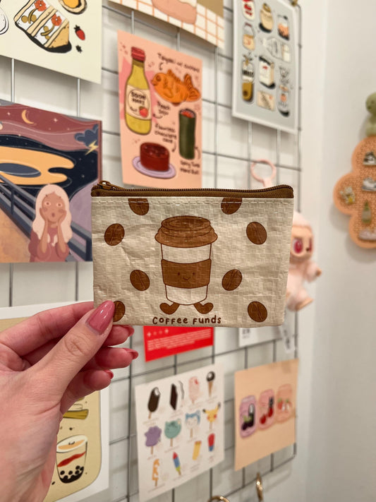 Coffee Funds Zipper Pouch