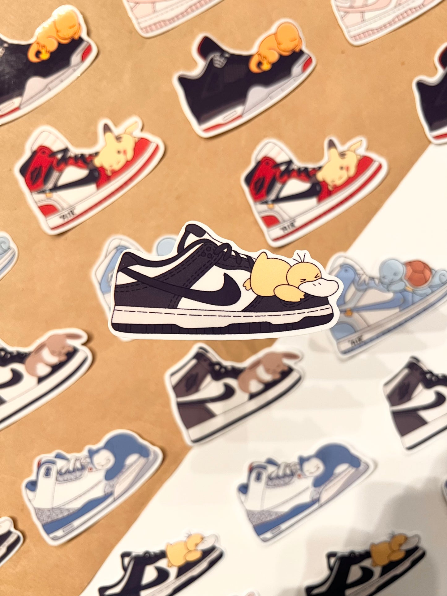 Black Sneaker Die-Cut Sticker