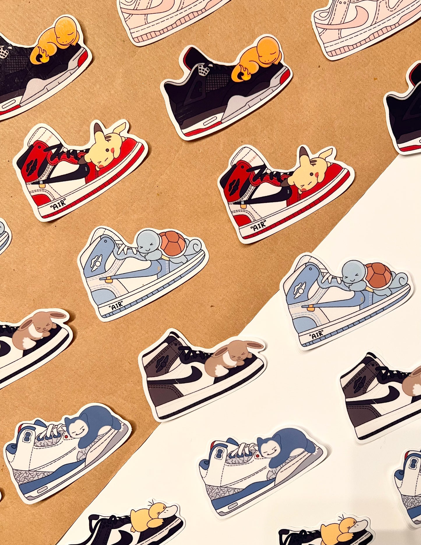 Black Sneaker Die-Cut Sticker