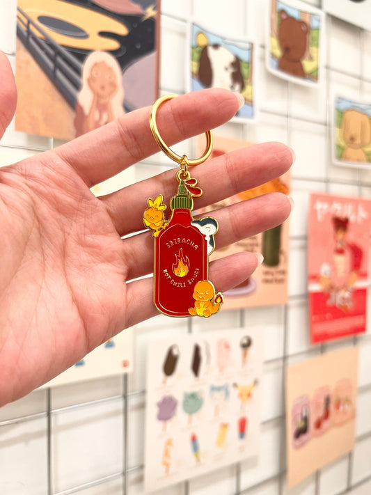 Hot Sauce Keychain