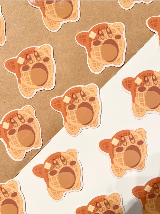 Waffle Die-Cut Sticker