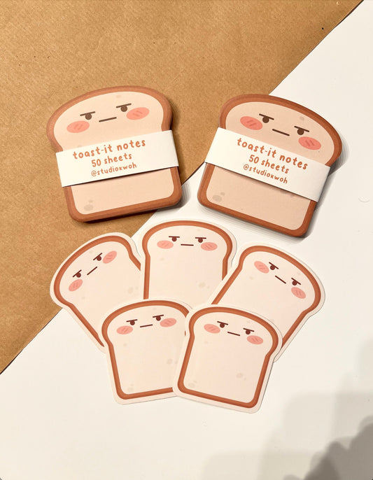 Angry Bread Die-Cut Sticker