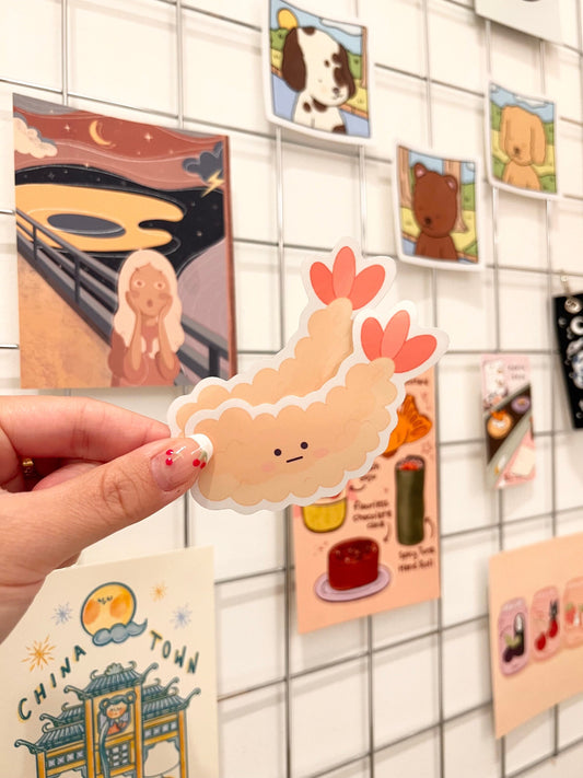 Tempura Shrimp Die-Cut Sticker