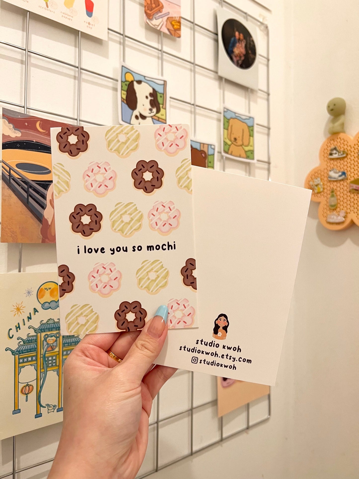 I Love You So Mochi Greeting Card