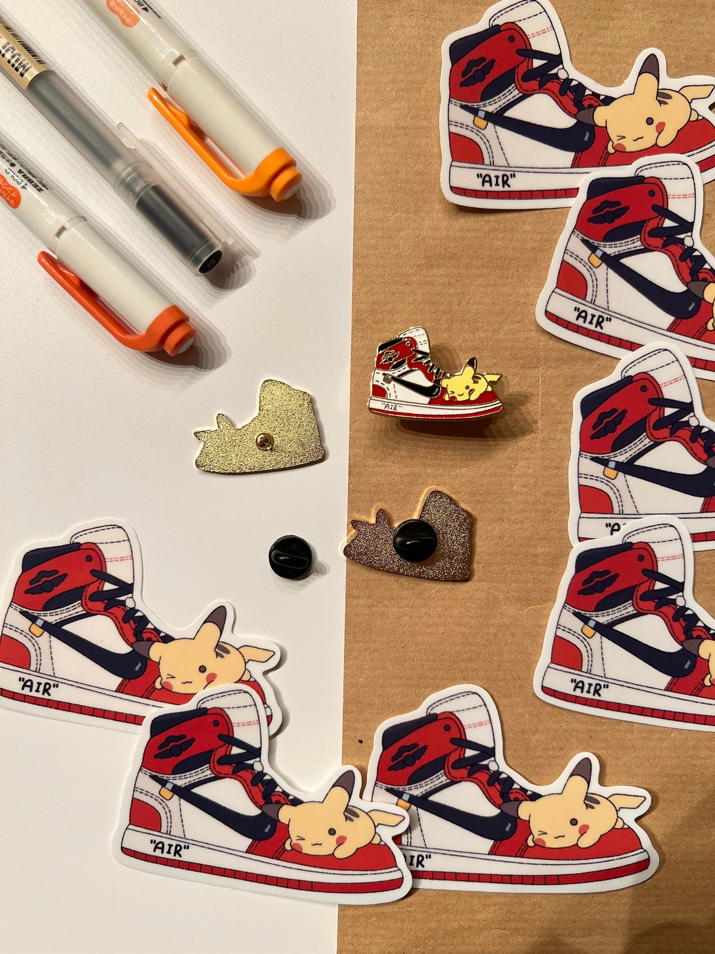 Red Sneaker Enamel Pin