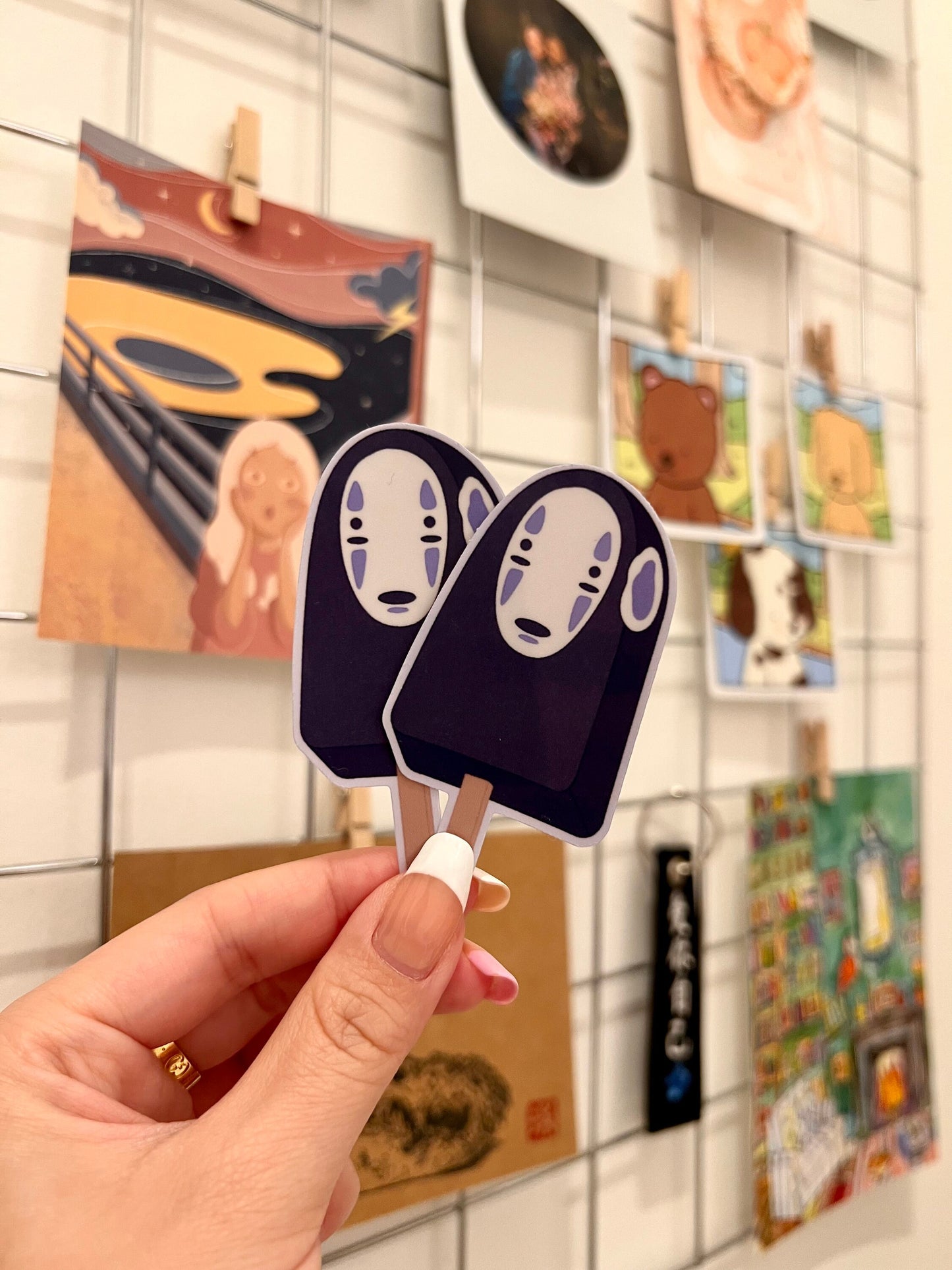 Ghost Popsicle Die-Cut Sticker