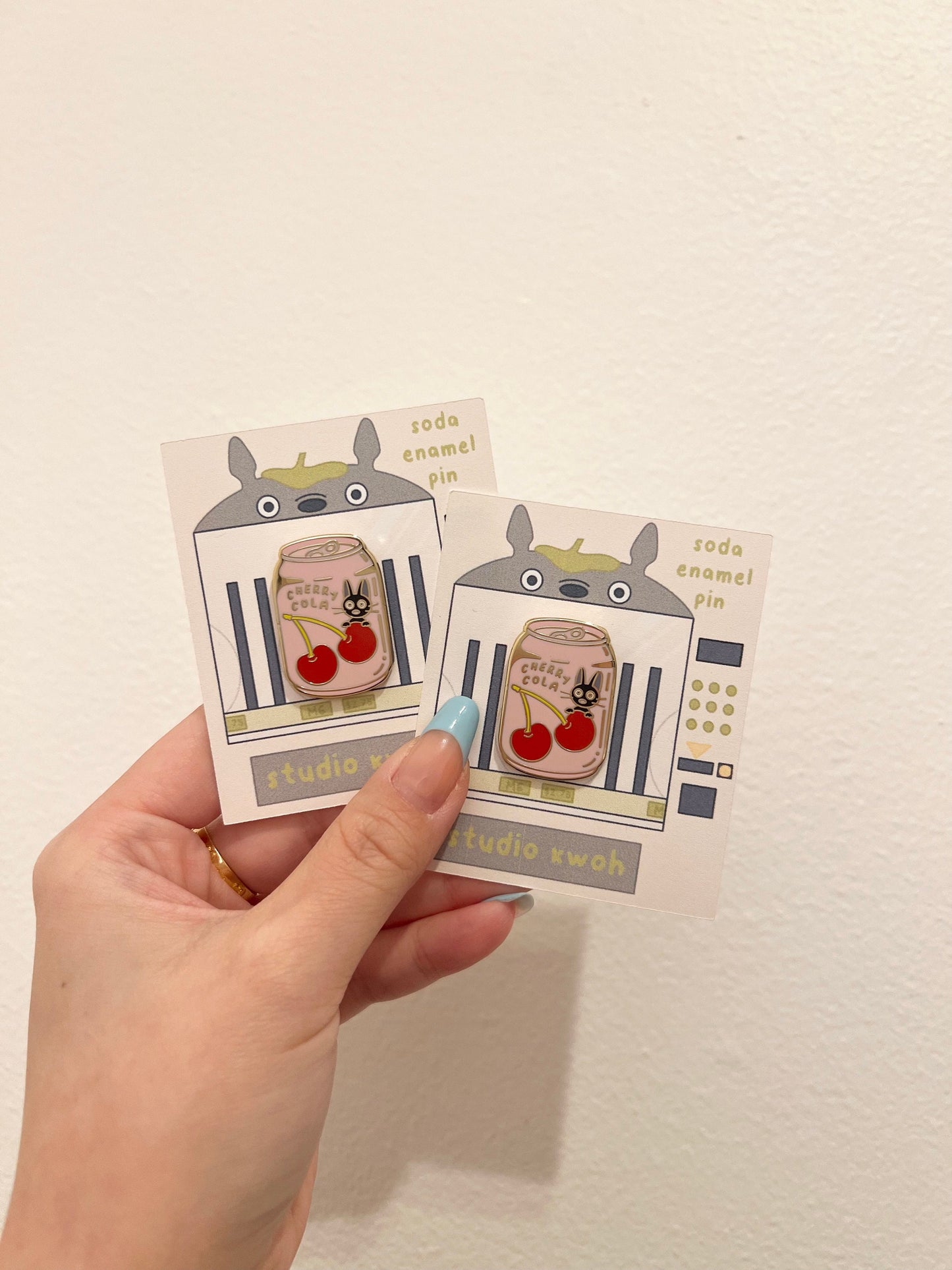 Holographic Cat Soda Die- Cut Sticker